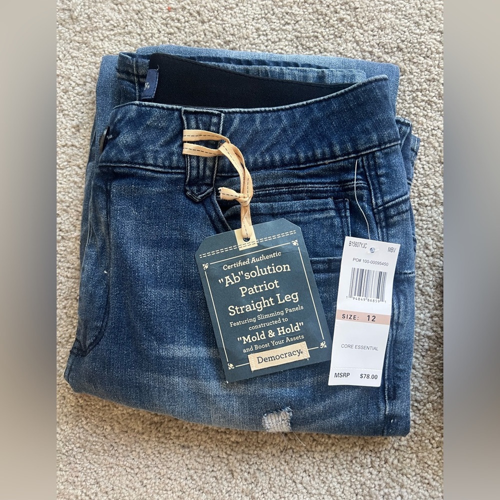Democracy Tummy Control Straight Leg Jeans